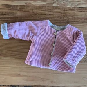 FRANGIN FRANGINE corduroy and fluffy coat